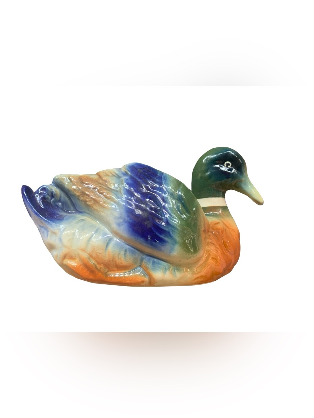 Vintage Duck Planter Royal Copely Pottery Mallard Excellent Mid Century Ceramic